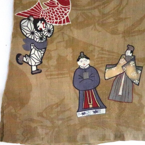 CITRON SANTA MONICA Asian print tunic top sz M - Picture 5 of 5